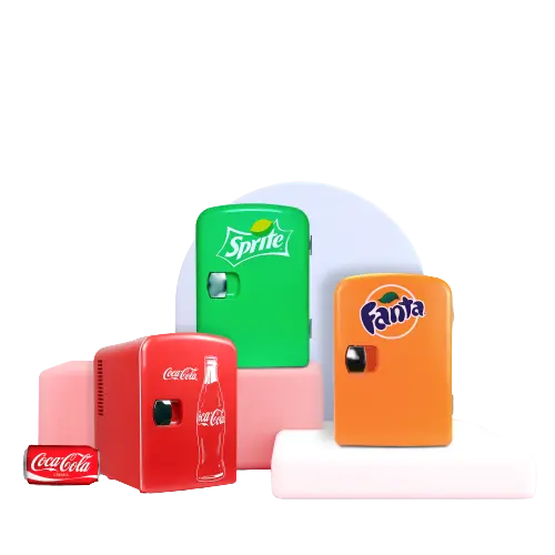 Discover-the-New-Coca-Cola-Branded-Mini-Fridges-in-Various-Colors