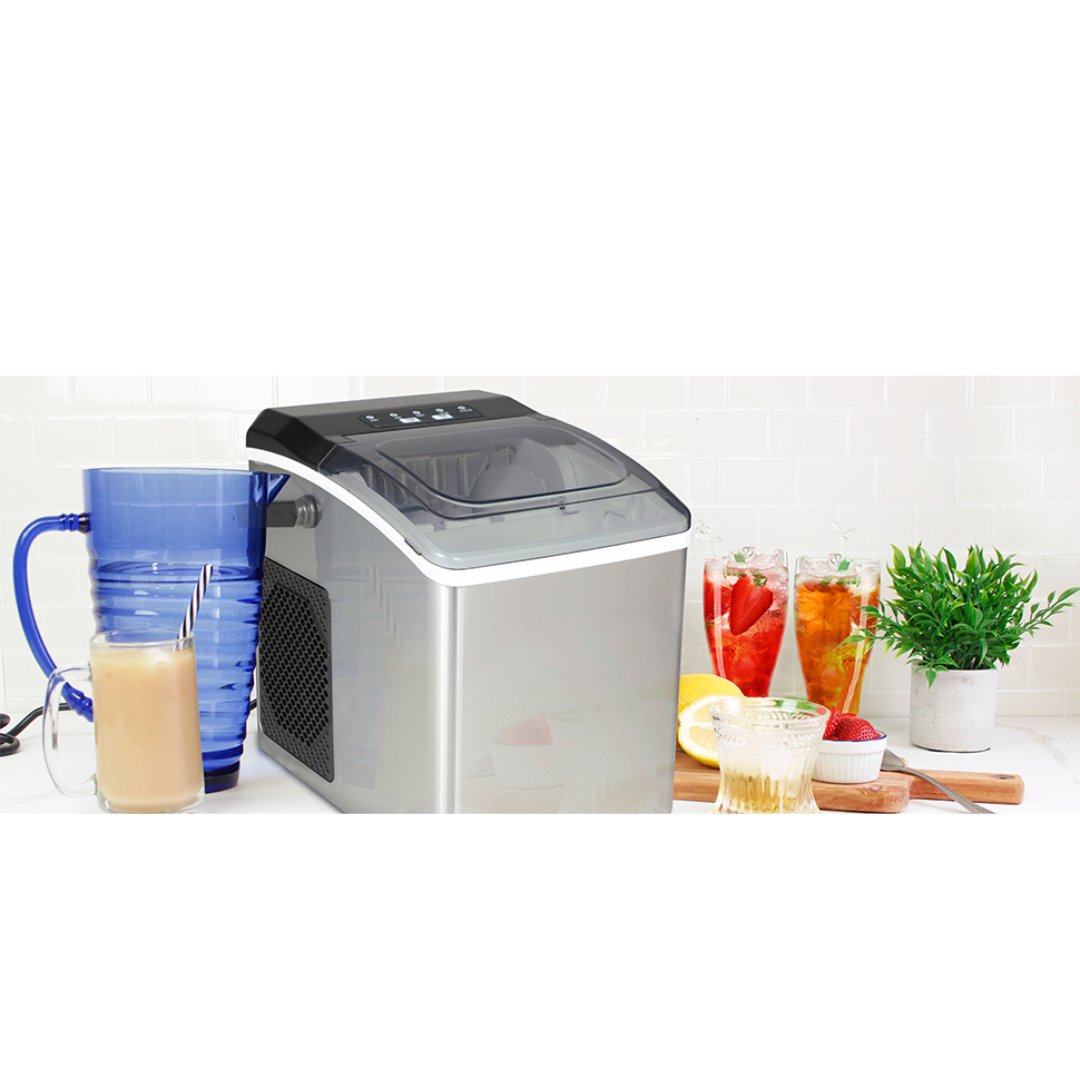 Ice cube makers ice machine ice makers self cleaning function portable countertop 9 cubes in 6 mins top-rated up to 26lbs/24hrs for home or businessFast