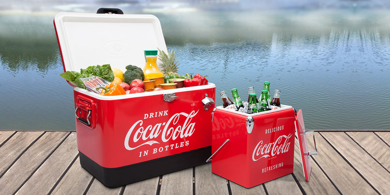 Coca Cola Ice Chest Camping Coolers Fridge