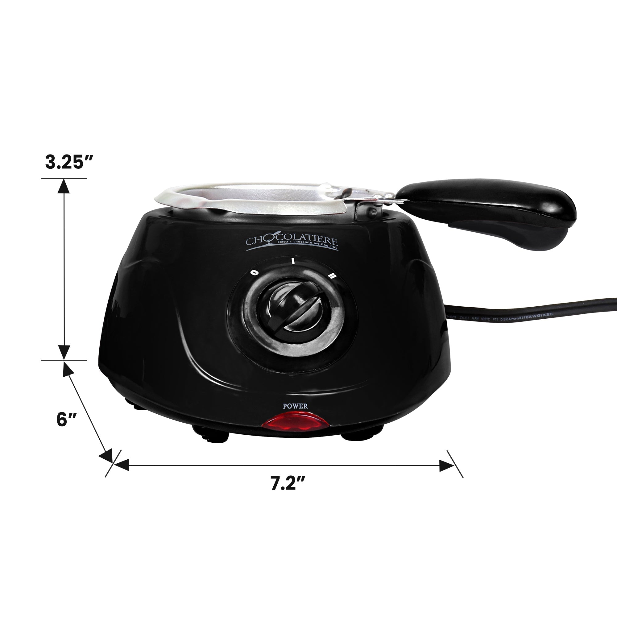 Total Chef 250g Chocolate Melting Pot Electric Fondue Set Candy Maker Dessert for Birthday Dinner Total Chef