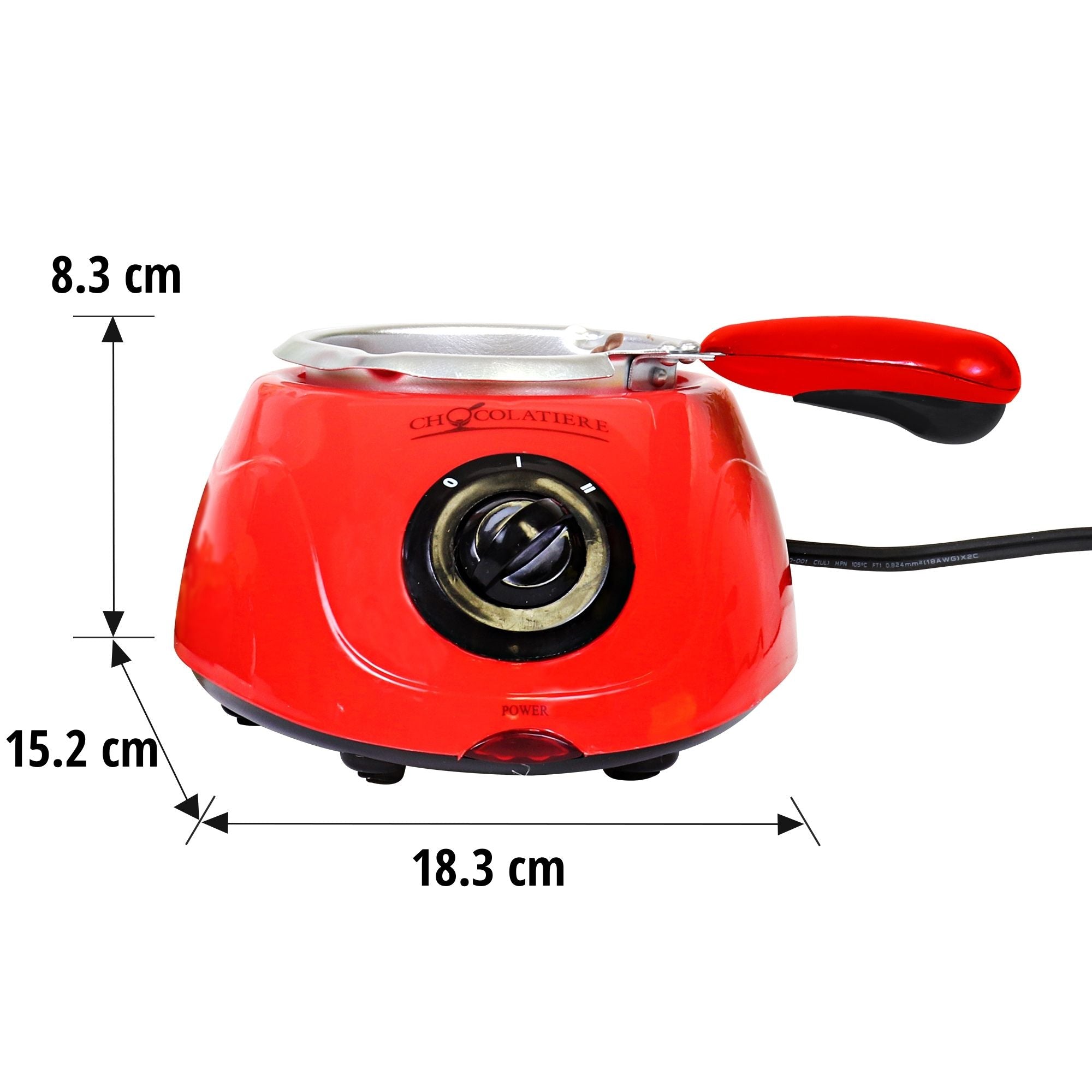 Total Chef 250g Chocolate Melting Pot Electric Fondue Set Candy Maker Dessert for Birthday Dinner Total Chef