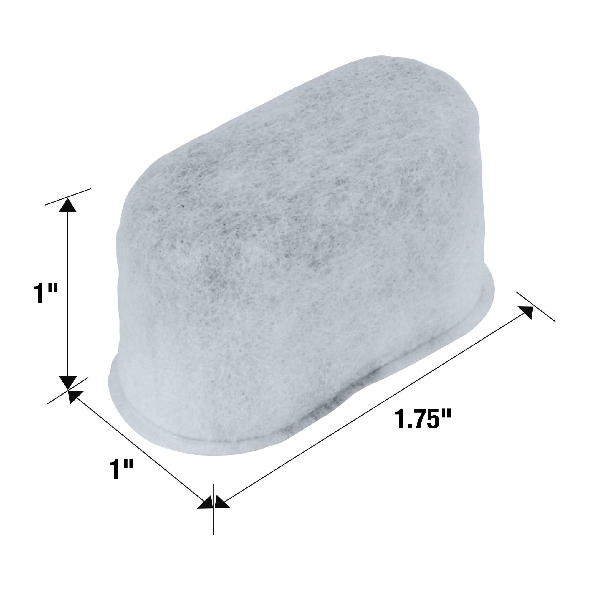 12 Pcs Charcoal Water Filters for Yabano, Morphy Richards,Taylor Swoden, Breville, Russell Hobbs Coffee Machines, Universal Fit Replacement Cartridges Kenmore