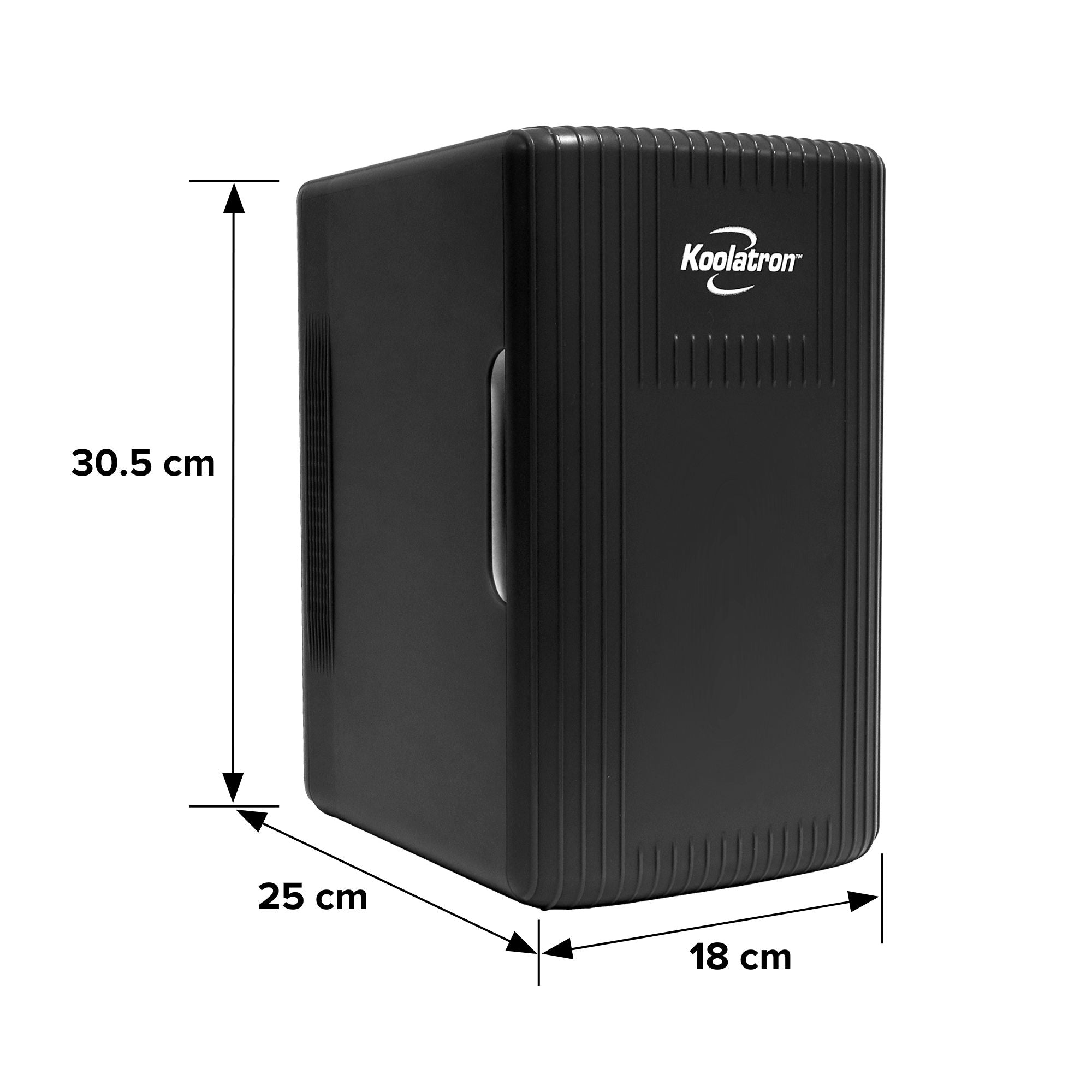 Koolatron 6L Mini Fridge For Bedrooms 8 Can Portable 12V Cooler Warmer Skincare Black Koolatron UK