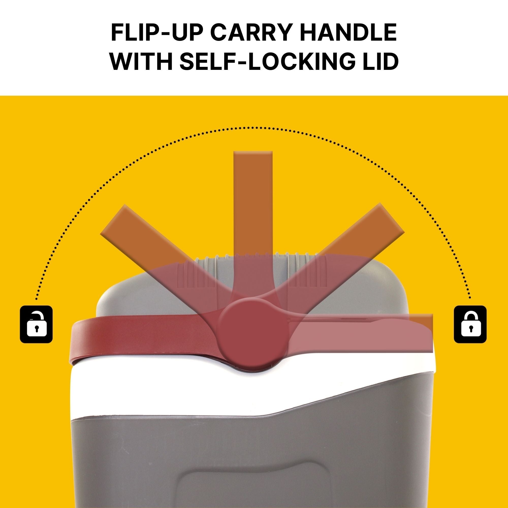 Electric Cool Box 24L Cooler Box 31 Can Portable 12v Camping Car Fridge Refrigerator For Campervan Perfect for Road Trips Picnics Cooler Cool Bag Koolatron UK