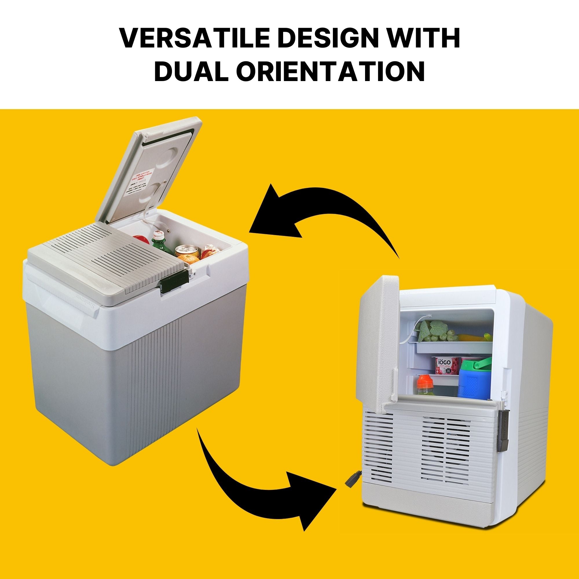 Electric Cool Box 31L Cooler Box 52 Can Portable 12v Camping Car Fridge Refrigerator For Campervan Perfect for Road Trips Picnics Travel Cooler/Warmer Koolatron UK