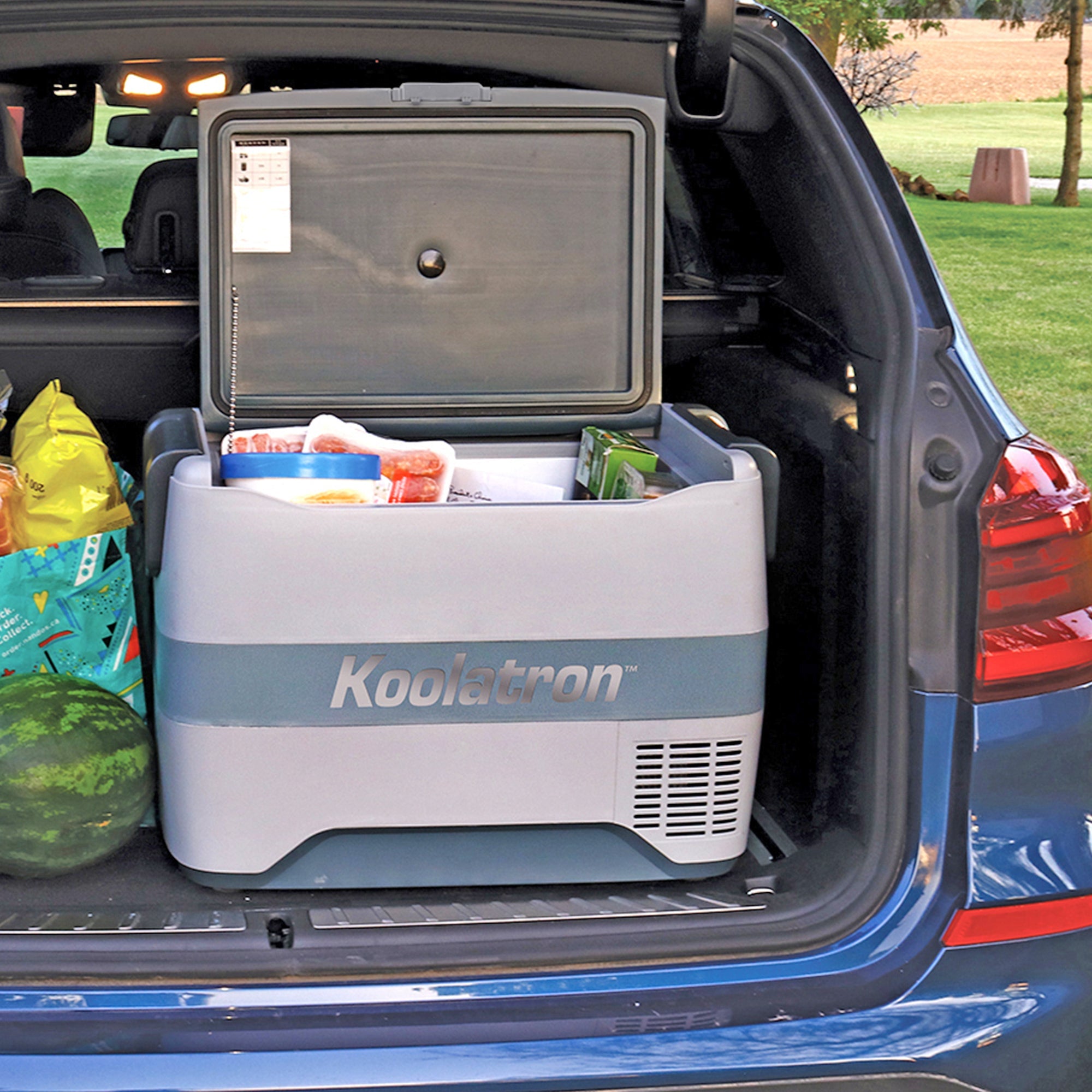 Fridge Freezer Electric Cool Box 40L Cooler Box Portable 12v Camping Car Fridge Refrigerator For Campervan Perfect for Road Trips Compressor Cooling Koolatron UK