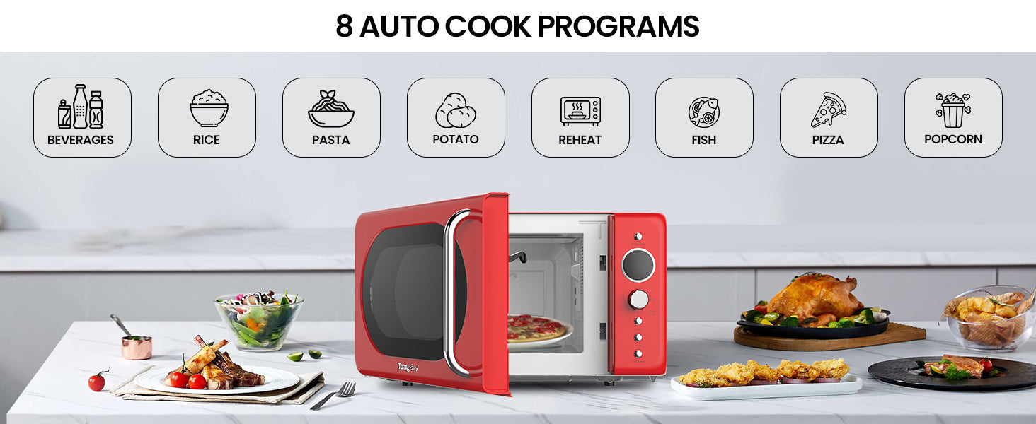New Arrivals - Retro Microwave Oven - Available in 3 colors