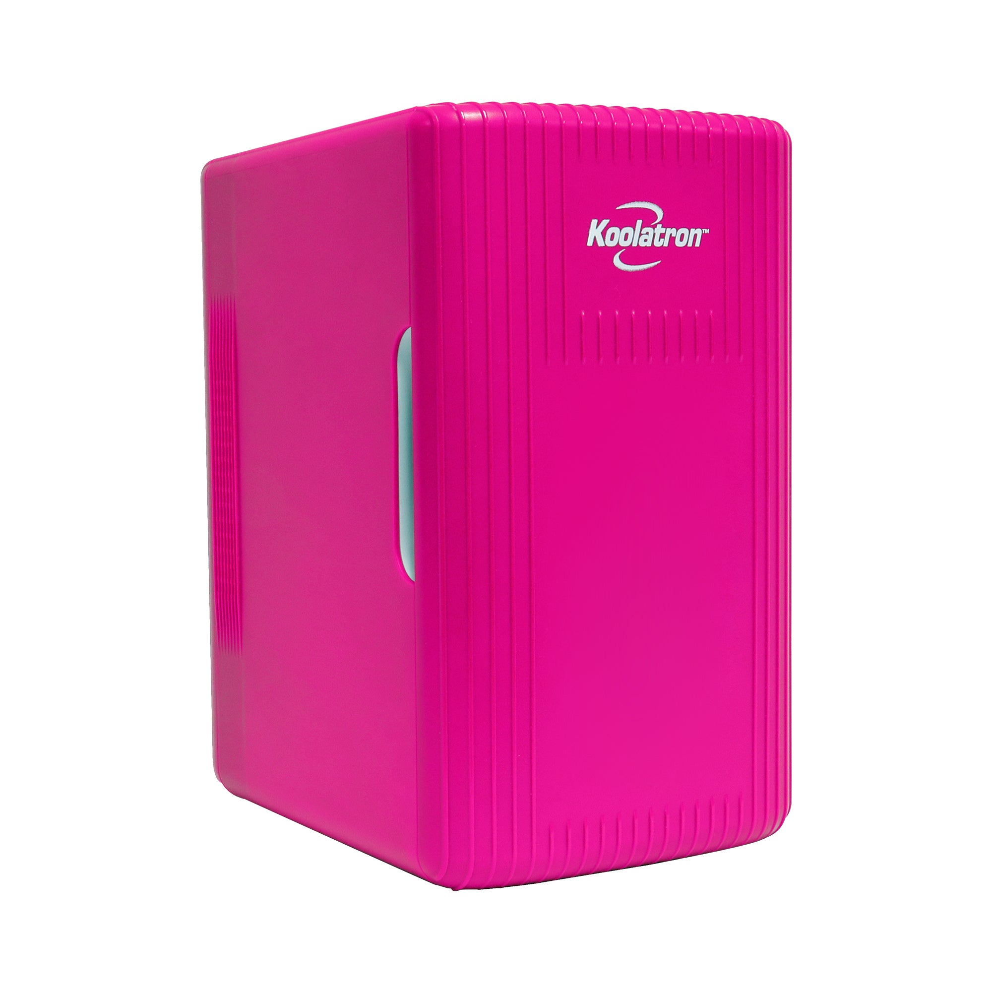 Koolatron 6 L mini fridge, closed, on a white background