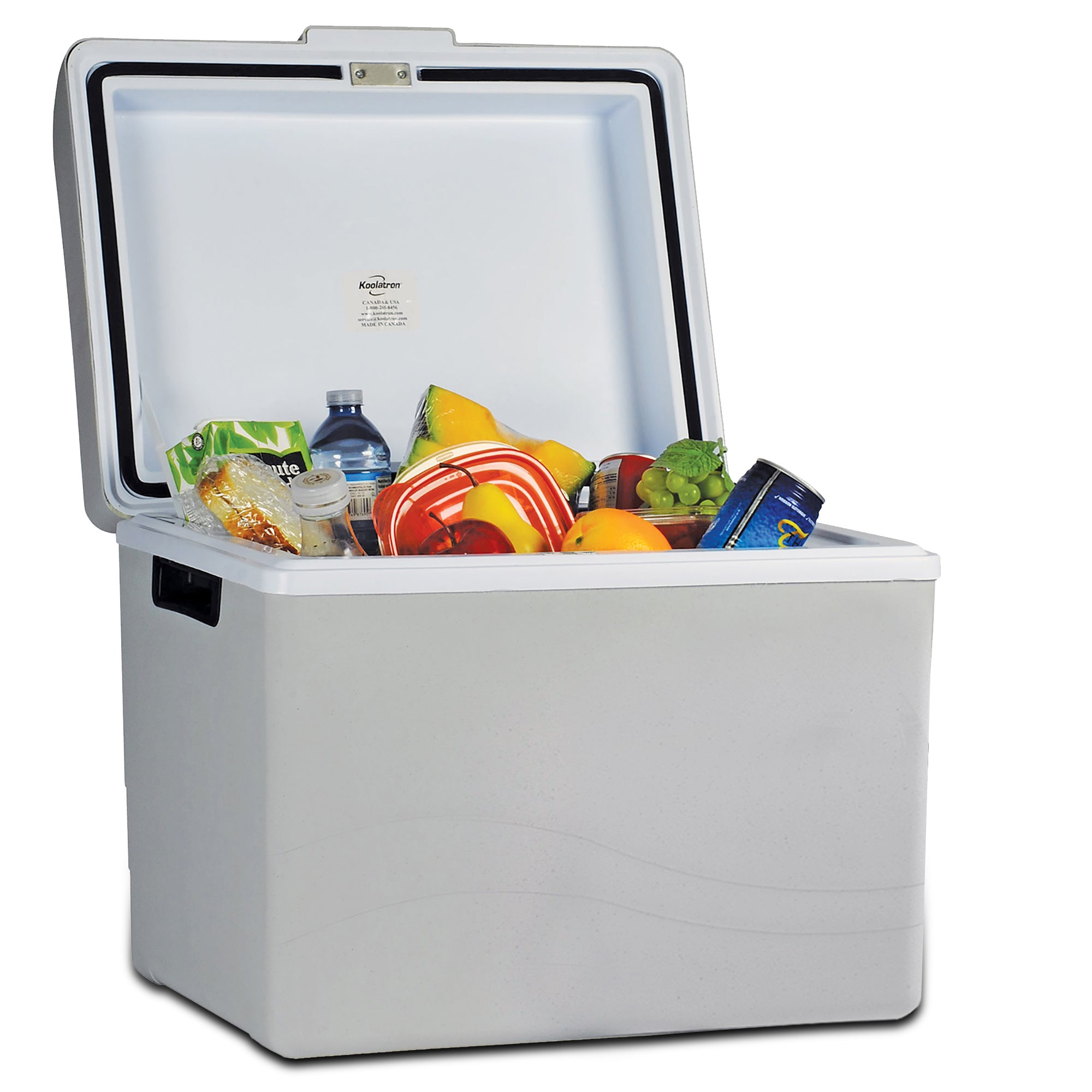 Electric Cool Box 42L Cooler Box 72 Can Portable 12v Camping Car Fridge Refrigerator For Campervan Perfect for Road Trips Two-Way Design Cooler/Warmer