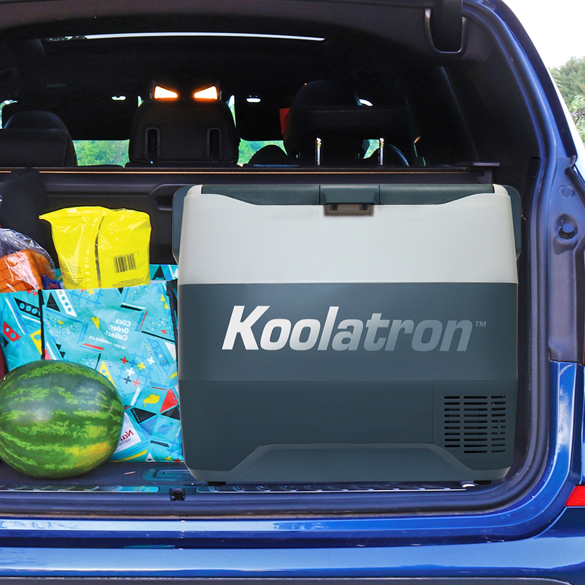 Fridge Freezer Electric Cool Box 50L Cooler Box Portable 12v Camping Car Fridge Refrigerator For Campervan Perfect for Road Trips Compressor Cooling
