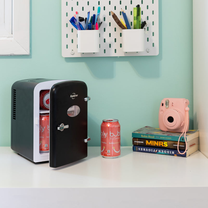 koolatron-4l-retro-portable-mini-fridge-6-can-black