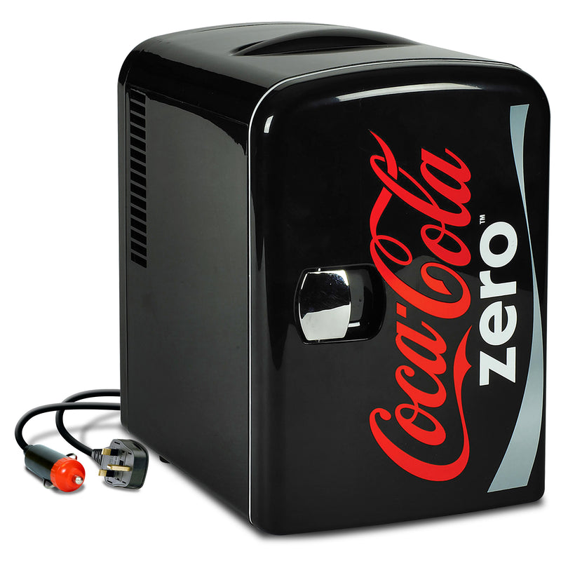 Coca Cola Zero Mini Fridge 6 Can Cooler and Warmer