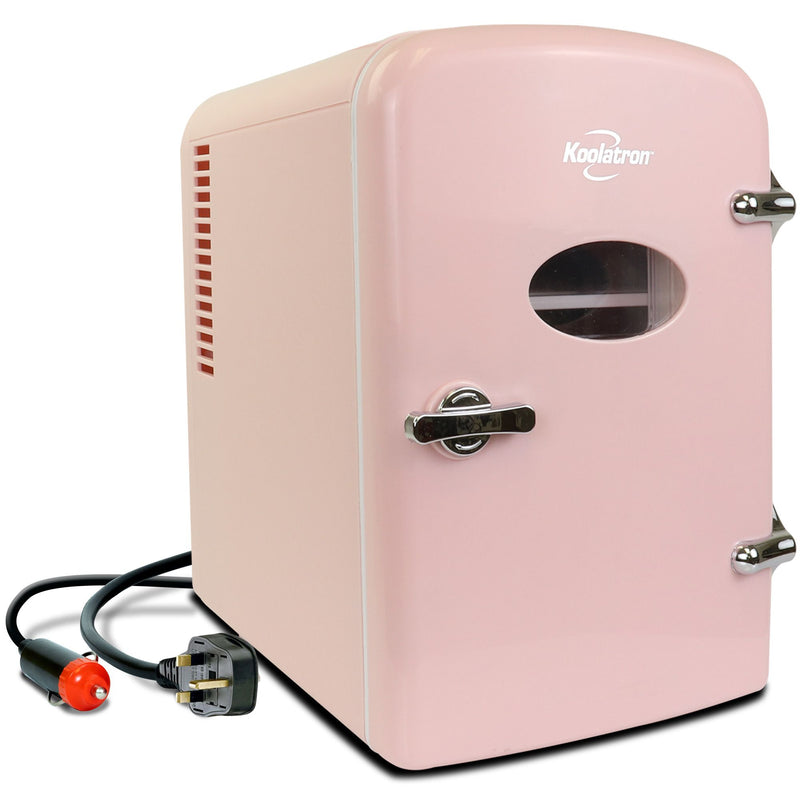 koolatron-4l-retro-portable-mini-fridge-6-can-pink