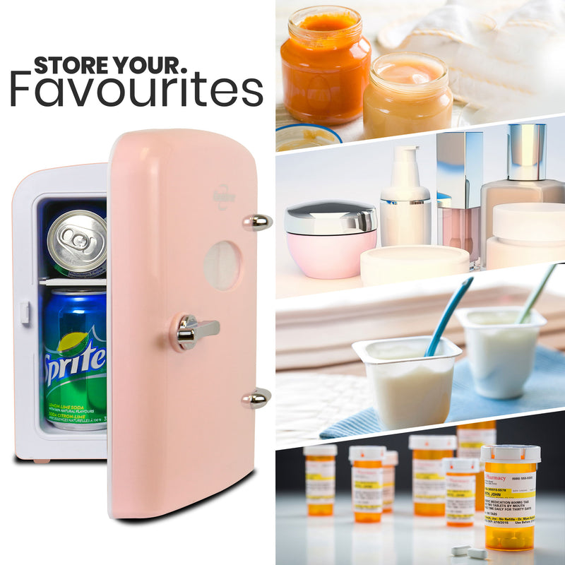 koolatron-4l-retro-portable-mini-fridge-6-can-pink