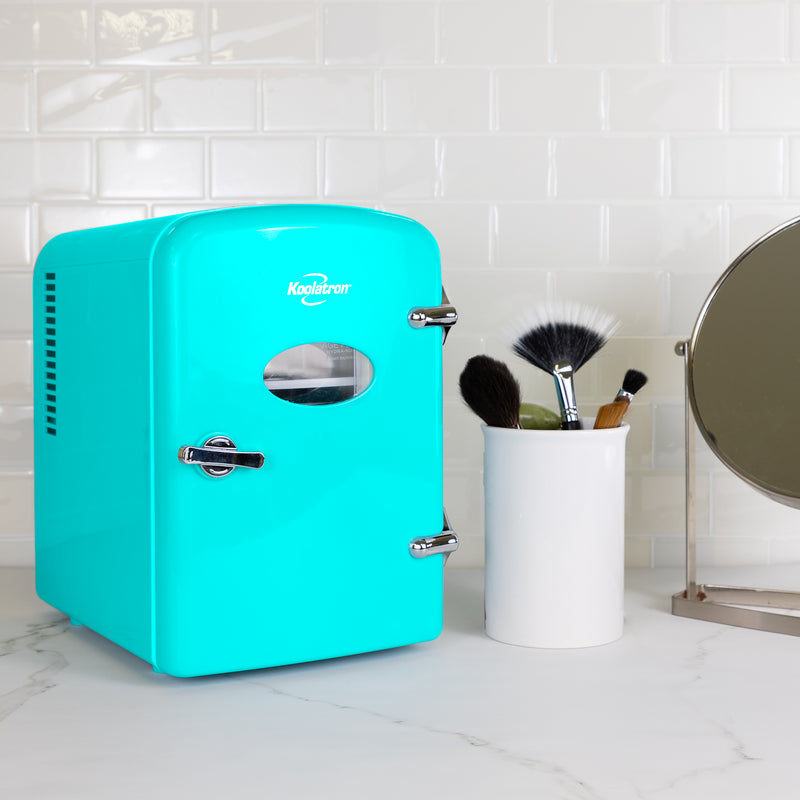 Portable retro mini fridge discount