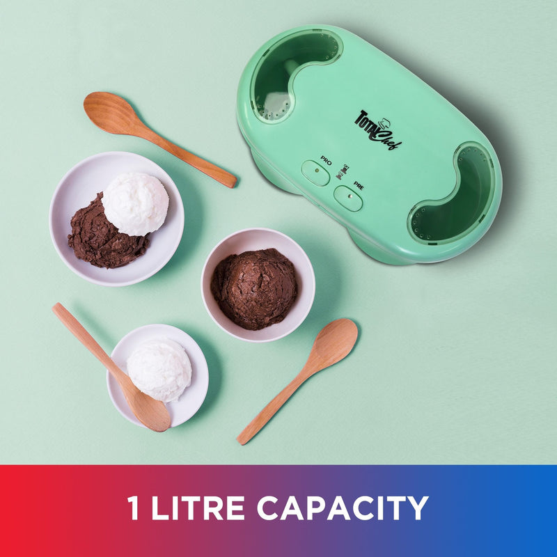 total-chef-deluxe-double-treat-ice-cream-maker-green-1l